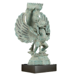 Vishnu on Garuda Lost Wax Indonesian Sacred Art 21 Inch - Premium Bronze Sculpture | Jaipurio